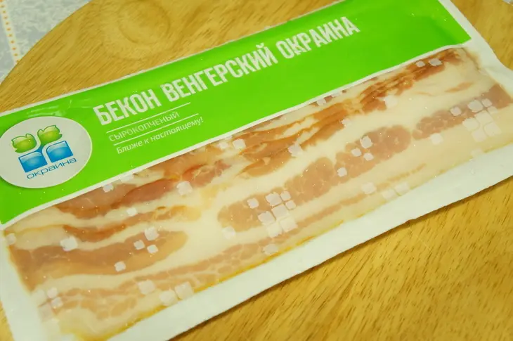 Брускетта с тыквой, фетой и беконом: шаг 4