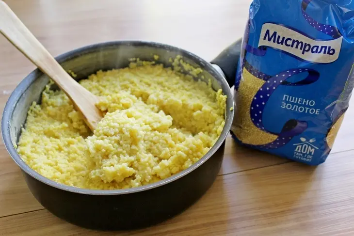 Пшенной пирог с курицей и овощами: шаг 1