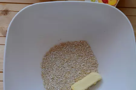 Лепешки с овсяными отрубями: шаг 1