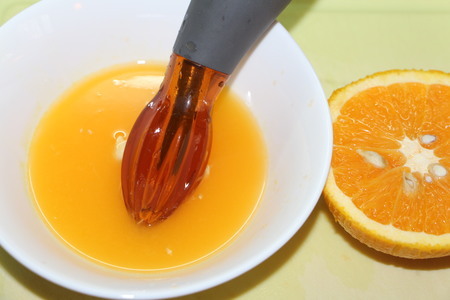 Манный пирог "апельсинка": шаг 1