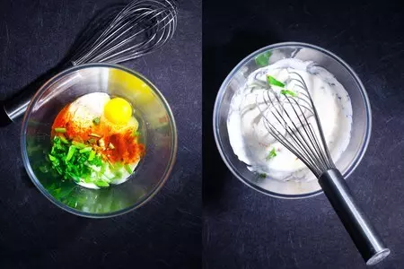 Тарт с охотничьими колбасками и овечьим сыром: шаг 3