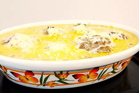 Митболы с гречкой и карамельным луком: шаг 5