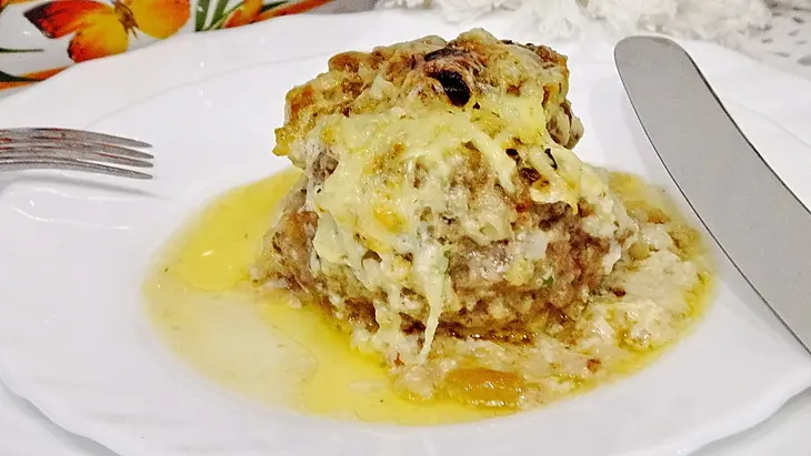 Митболы с гречкой и карамельным луком: шаг 7