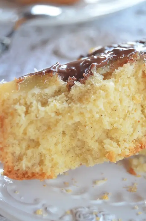 Кокосовые пирожные с грушами и шоколадом: шаг 6
