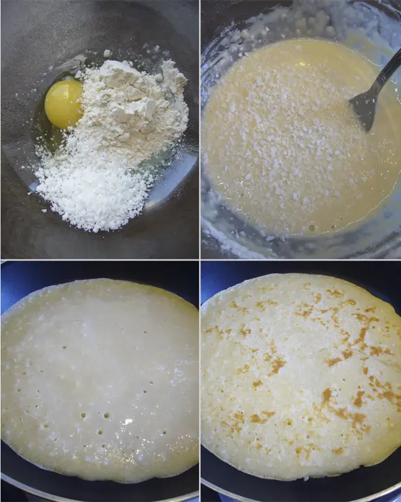Экзотический союз кокоса и груши: шаг 5