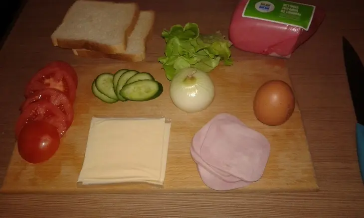 Клаб сэндвич: шаг 2