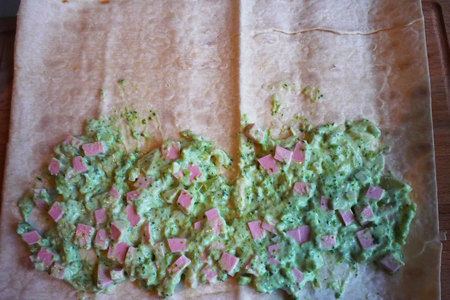 Сэндвич и ролл с творожной начинкой с брокколи. тест-драйв с окраиной: шаг 5