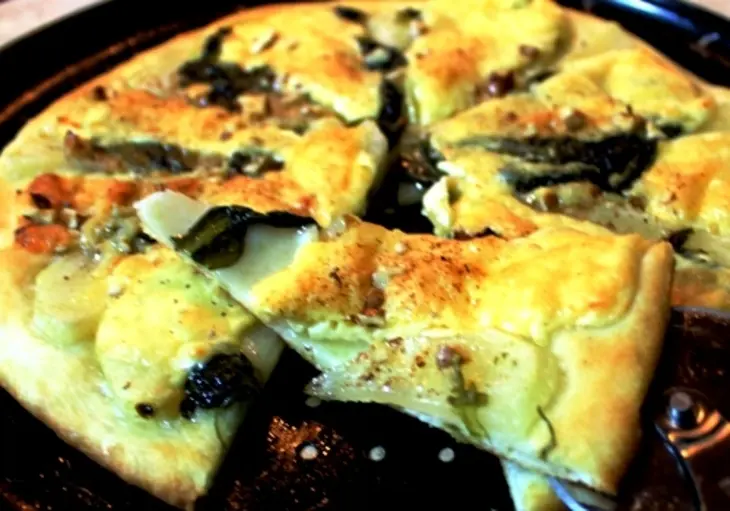 Пицца с грушей и сыром горгондзола: шаг 6