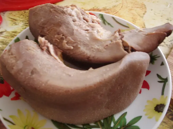 Запеканка а-ля жульен с языком и шампиньонами: шаг 2