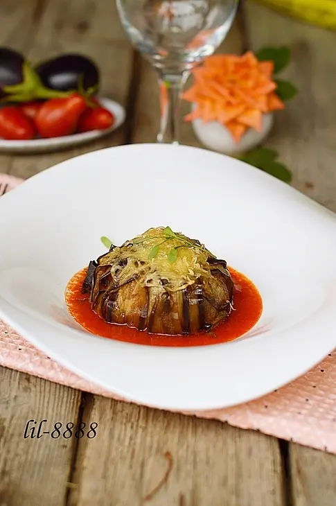 Баклажаны с морепродуктами и томатным соусом: шаг 7