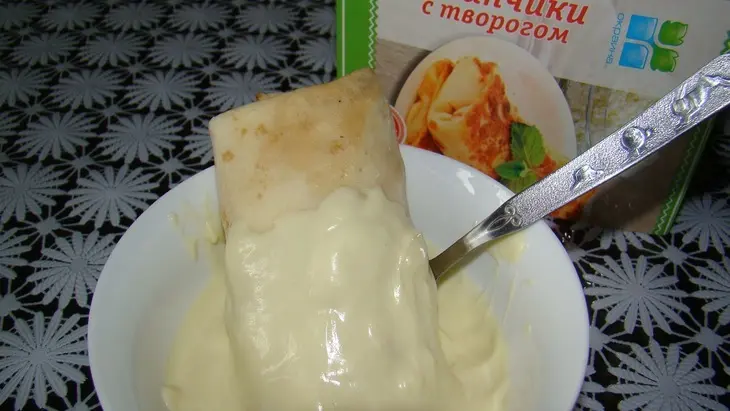 Блинчики "домино": шаг 2