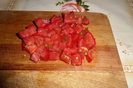 Салат с баклажаном и грибами: шаг 4