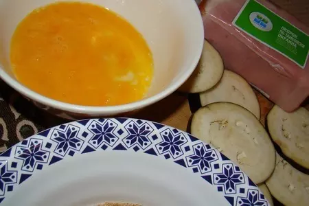 "гордон блю" из баклажан с окороком: шаг 2