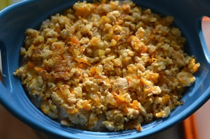 Запеканка из шампиньонов с курицей: шаг 7