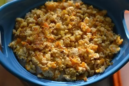 Запеканка из шампиньонов с курицей: шаг 7