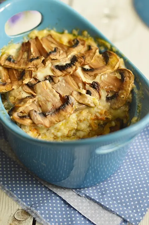 Запеканка из шампиньонов с курицей: шаг 8