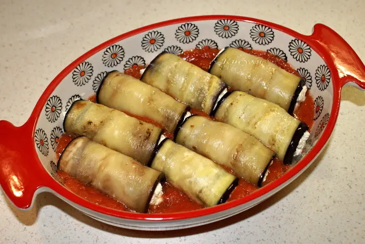 Итальянские инвольтини (involtini) зразы из баклажанов: шаг 8