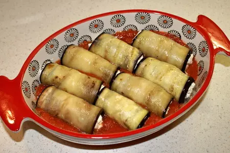 Итальянские инвольтини (involtini) зразы из баклажанов: шаг 8