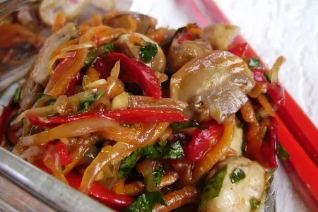 Шампиньоны по-корейски: шаг 5