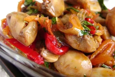 Шампиньоны по-корейски: шаг 6