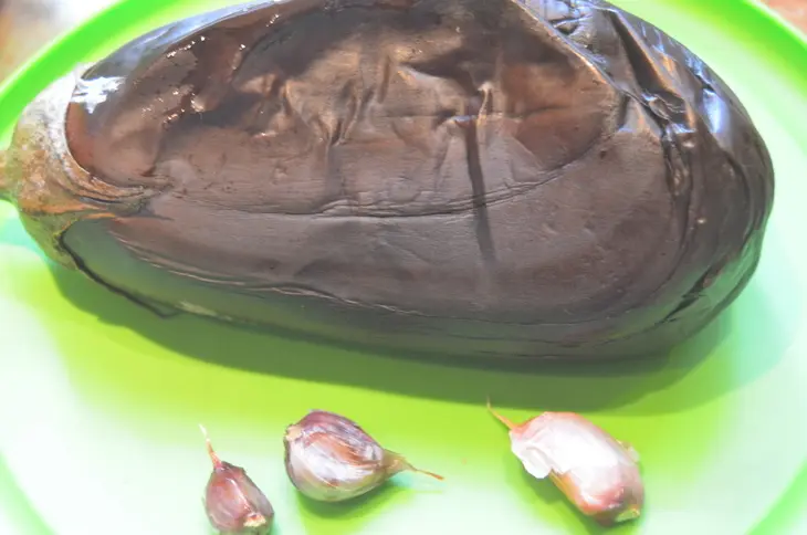 Баклажановый мусс в пивных тарталетках: шаг 2