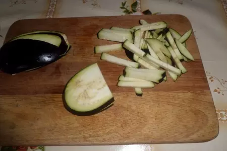 Салат из кабачка и баклажана: шаг 2