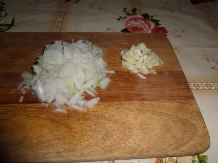 Салат из кабачка и баклажана: шаг 5