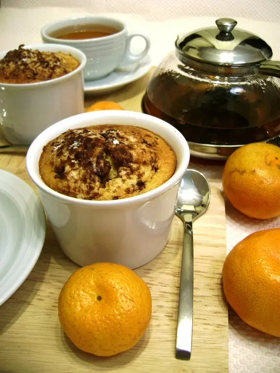 Мандарины в нежном тесте с хрустящей корочкой а-ля клафути: шаг 5