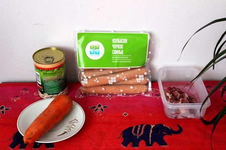 Вариация на тему кассуле́ (cassoulet) с кнелями из колбасок-чоризо по рецепту рэйчел кху: шаг 1