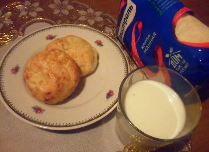 Ванильные творожники с манкой: шаг 5