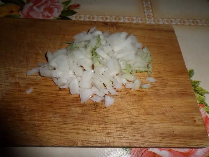 Картофельно - гороховые зразы с мясом: шаг 6