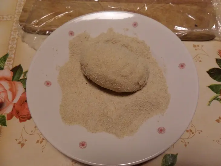 Картофельно - гороховые зразы с мясом: шаг 14