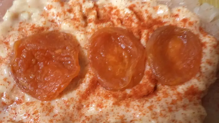 Пикантные грудки цыпленка с паштетом и курагой: шаг 4
