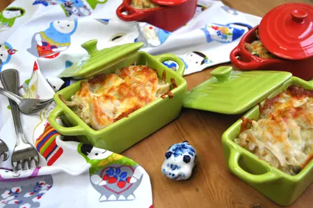 Запеканка со свиными ушками и перловкой: шаг 7