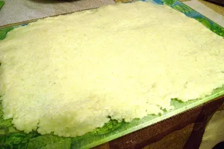 Башенки из пшенной каши с сыром и капустной икрой: шаг 4