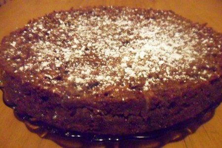 Яблочно-шоколадный пирог "удовольствие": шаг 7