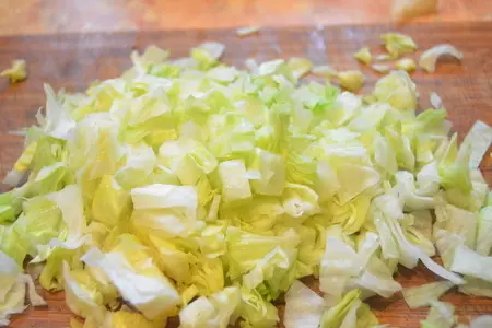 Салат с копченой курицей и питимом: шаг 4