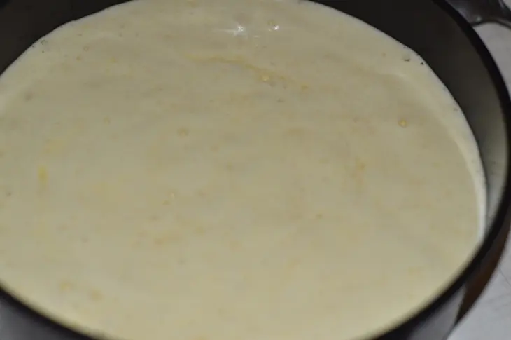 Яблочный торт с карамельным баварским муссом с корицей: шаг 1