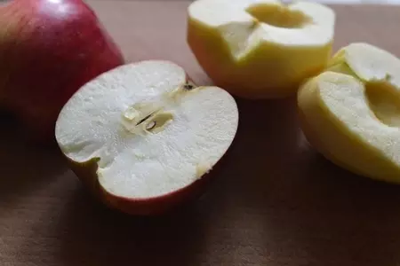 Яблочный торт с карамельным баварским муссом с корицей: шаг 6