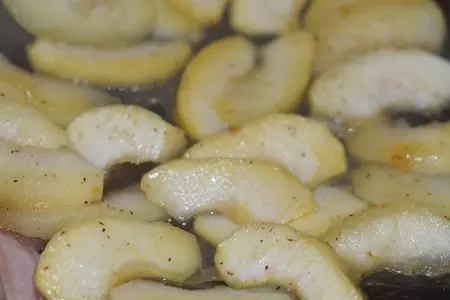 Яблочный торт с карамельным баварским муссом с корицей: шаг 7