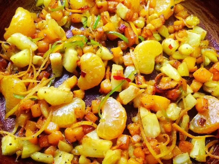 Праздничное новогоднее блюдо " мясо по-царски с острым-шоколадным соусом ": шаг 7