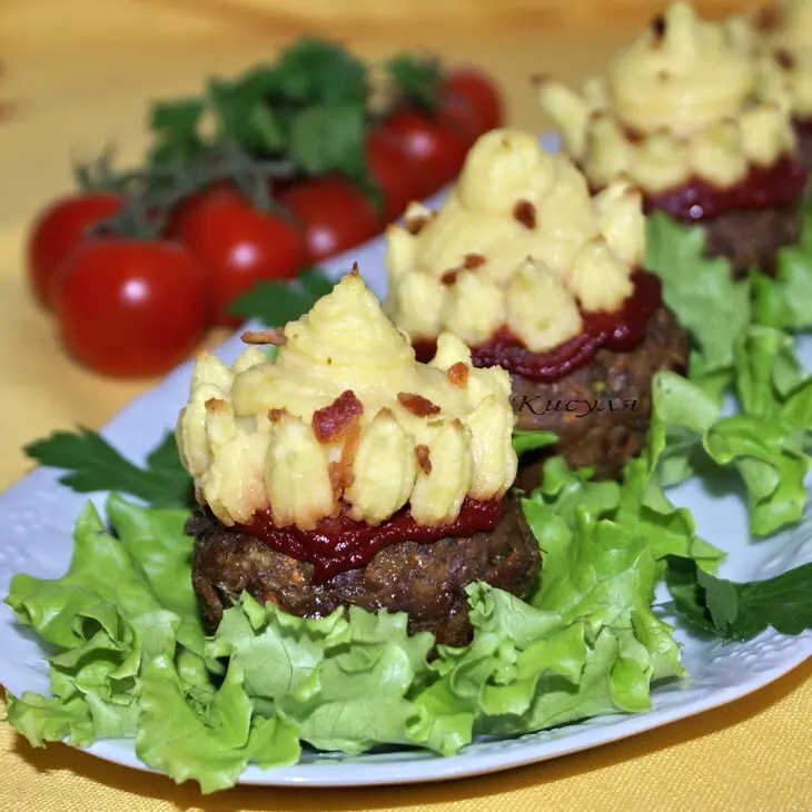 Мясные капкейки. тест-драйв с окраиной: шаг 12