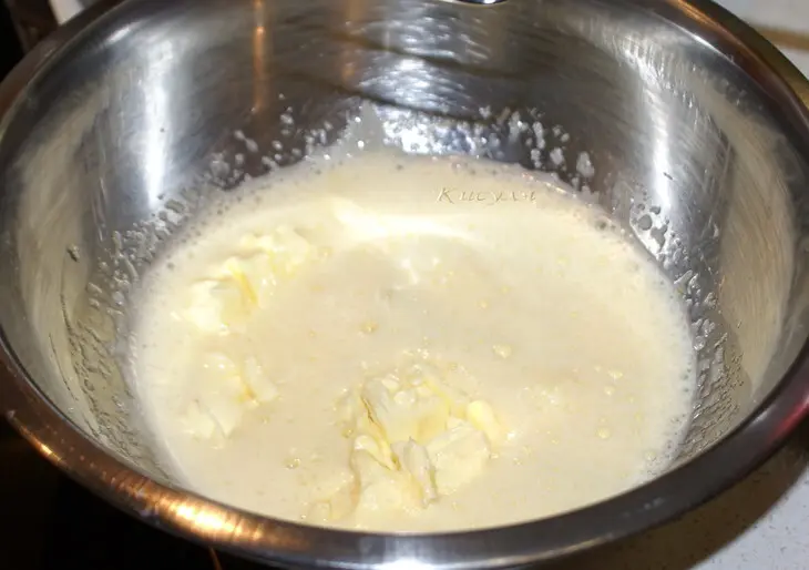 Яблочный пирог с кунжутным кремом: шаг 3