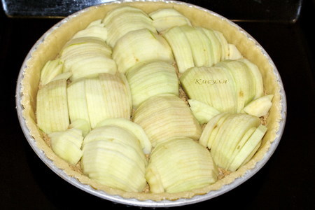 Яблочный пирог с кунжутным кремом: шаг 6