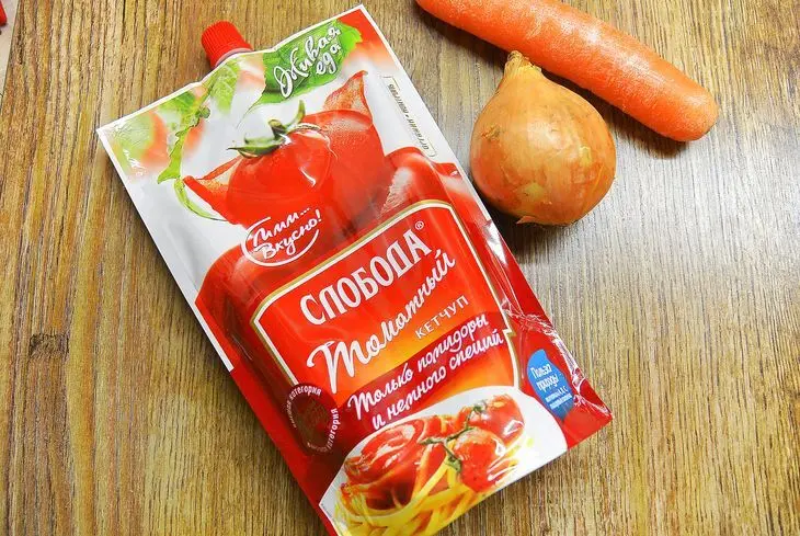 Суп сливочно-томатный с гречневой крупой: шаг 8
