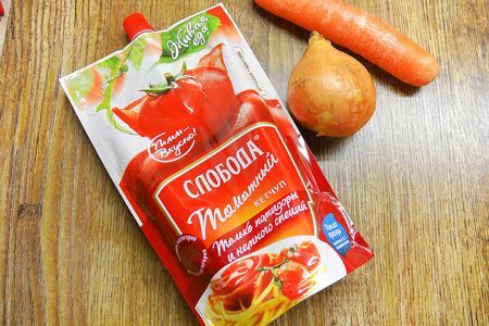 Суп сливочно-томатный с гречневой крупой : шаг 8