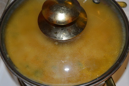 Суп сливочно-томатный с гречневой крупой : шаг 13