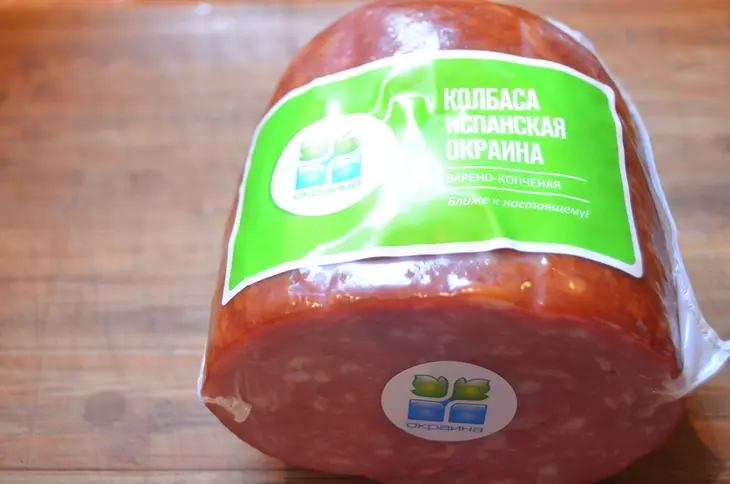 Айва фаршированная испанской колбасой. тест-драйв с окраиной: шаг 2