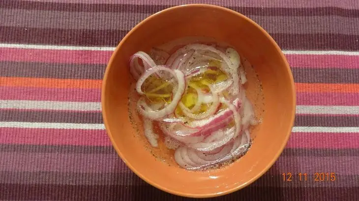 Ребрышки с маринованными овощами "праздничные": шаг 2