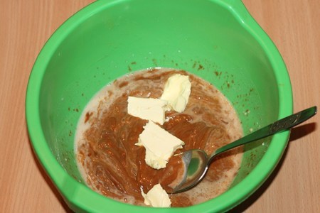 Пирог из сгущенного молока и тыквы с плавленным сыром: шаг 3